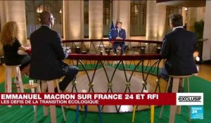 REPLAY - Emmanuel Macron répond aux questions de France 24 et RFI