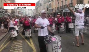 VIDÉO. Pour la fête de la Musique, Ça R’Samba Koi met le feu aux rues de Cherbourg