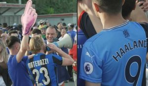 Foot/C1: les supporters arrivent au stade pour la finale