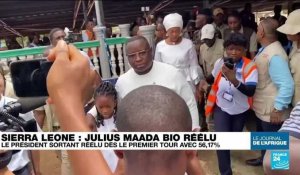 Le président Julius Maada Bio réélu pour un deuxième mandat en Sierra Leone