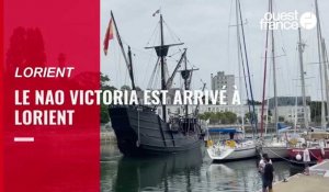 VIDÉO. Lorient Océans : le "Nao Victoria" est arrivé au port de plaisance