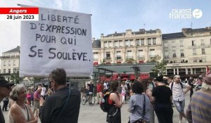 VIDÉO. Nouveau rassemblement à Angers contre la dissolution des Soulèvements de la terre
