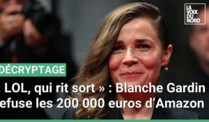 « LOL, qui rit sort » : « gênée », Blanche Gardin refuse les 200 000 euros d’Amazon et s’explique