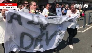 VIDÉO. A Angers, proches et amis rendent hommage à Dévy, retrouvé brûlé dans une poubelle 
