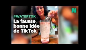 Pour vous faire boire de l’eau, ces utilisateurs de TikTok ont une fausse bonne idée