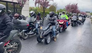 200 motards en colère contre le contrôle technique des motos