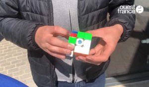 VIDÉO. À 14 ans, le Normand César est un champion de Rubik's cube