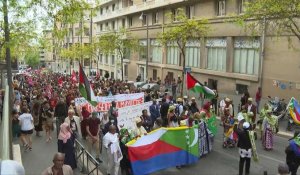 Marseille: manifestation contre la politique migratoire du gouvernement