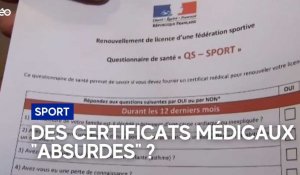 Sport : des certificats qui posent question