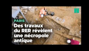 À Paris, une nécropole de l’Antiquité découverte sur un chantier du RER