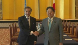 Le chef de l'AIEA Rafael Grossi rencontre le chef de la diplomatie japonaise à Tokyo