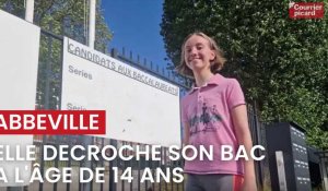 Elle décroche son bac à 14 ans à Abbeville