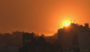 Frappes aériennes d'Israël sur Gaza en réponse à des tirs de roquettes