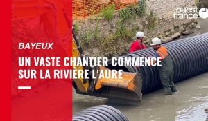 VIDÉO. Lancement du "chantier de l'année" sur la rivière l'Aure à Bayeux