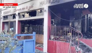 VIDÉO. Deux explosions ravagent un restaurant à Quimper, un homme en urgence absolue
