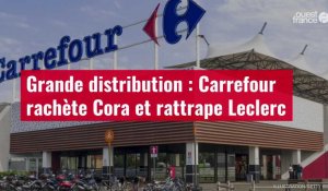 VIDÉO. Grande distribution : Carrefour rachète Cora et rattrape Leclerc