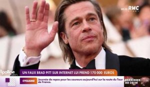 Zapping du 11/07 : Une femme escroquée de 170.000 euros par un faux Brad Pitt
