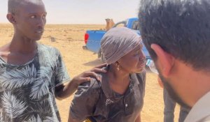 Libye: des migrants secourus en plein désert à la frontière avec la Tunisie
