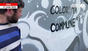 VIDÉO. Les jeunes de la mission locale réalisent un graff géant au skate park de Vitré