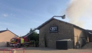 La brasserie Orjy de Juvigny touchée par un incendie