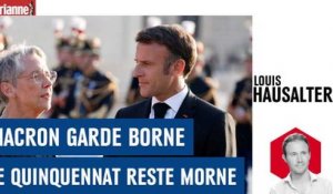 Macron garde Borne, le quinquennat reste morne