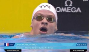 Mondiaux de natation : revivez la victoire de Léon Marchand qui décroche une nouvelle médaille d...