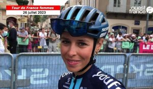 Tour de France femmes. Léa Curinier : « Je suis choquée du nombre de personnes dans le public »