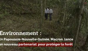 Environnement: En Papouasie-Nouvelle-Guinée, Macron lance un nouveau partenariat pour protéger la forêt