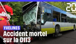 Yvelines : Un accident entre un bus et une voiture fait deux morts #shorts