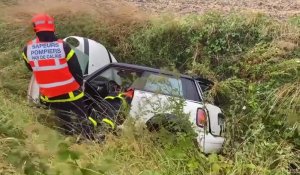 Sortie de route à Saint-Josse : quatre blessés