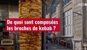 VIDÉO. De quoi sont composées les broches de kebab ?