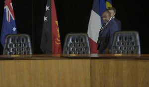 Macron supervise la signature d'accords entre la France et la Papouasie-Nouvelle-Guinée
