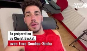 VIDÉO. Cholet Basket :  Récup', bain chaud et froid : la préparation de CB avec Enzo Goudou-Sinha