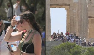 Grèce : les visiteurs arrivent à l'acropole d'Athènes avant sa fermeture