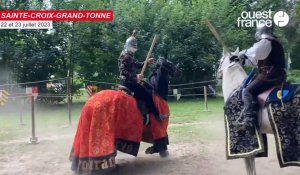 VIDÉO : Un tournoi de chevaliers à Sainte-Croix-Grand-Tonne