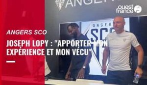 VIDEO - Angers Sco.  Les premiers mots de la recrue Joseph Lopy : "Apporter mon vécu"