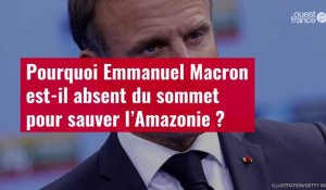 VIDÉO. Pourquoi Emmanuel Macron est-il absent du sommet pour sauver l’Amazonie ?