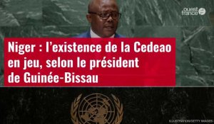 VIDÉO. Niger : l’existence de la Cedeao en jeu, selon le président de Guinée-Bissau