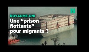 Au Royaume-Uni, cette gigantesque barge accueillent ses premiers demandeurs d’asile