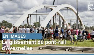 Le pont rail de la future RN2 à Avesnelles a été posé ce dimanche 13 août