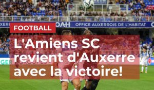 Football: retour sur Auxerre-Amiens en images