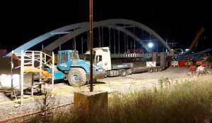 RN 2 : chantier de nuit pour le pont-rail