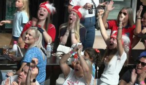 Coupe du monde féminine : des supporters des "Lionnesses" regardent la demi-finale à Londres