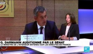 Emeutes en France : Gérald Darmanin auditionné par le Sénat