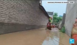 En Chine, des pluies torrentielles se sont abattues dans la région de Pékin