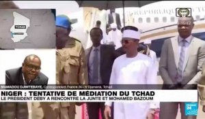 Niger : tentative de médiation du Tchad, le président Déby a rencontré la junte et Mohamed Bazoum