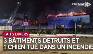 Un incendie, dans la nuit du dimanche 30 juillet, dévaste 3 bâtiments à Lignol-le-Château