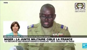 Niger : "La sécurité des ressortissants est le seul objectif de Paris", affirme Catherine Colonna