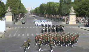 A Paris, un défilé sans accroc devant Macron et Modi pour la fête nationale