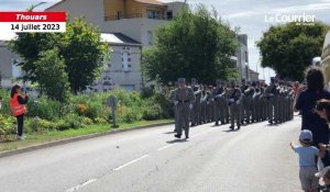 VIDÉO. Le 3e bataillon de l’Ecole de sous-officier Ensoa chante pour le 14-Juillet à Thouars